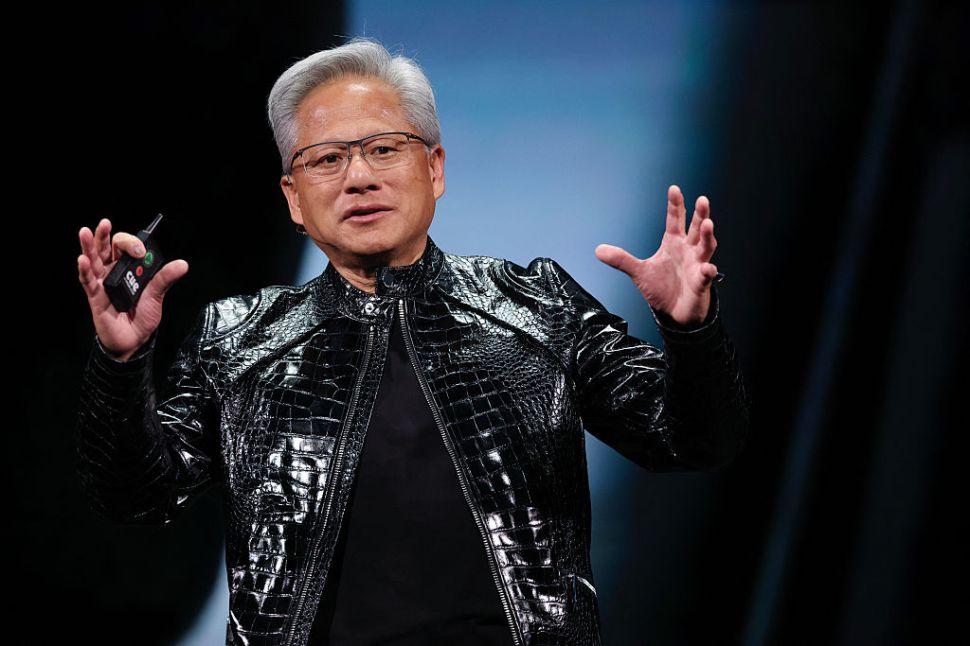 Nvidia founder and CEO Jensen Huang speaks during Nvidia Live at CES 2026